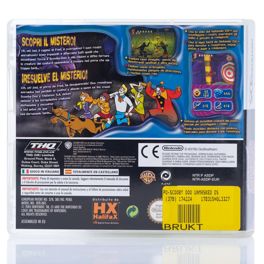 Scooby-Doo! Unmasked - Nintendo DS spill