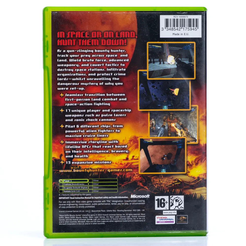 Mace Griffin: Bounty Hunter - Xbox spill - Retrospillkongen