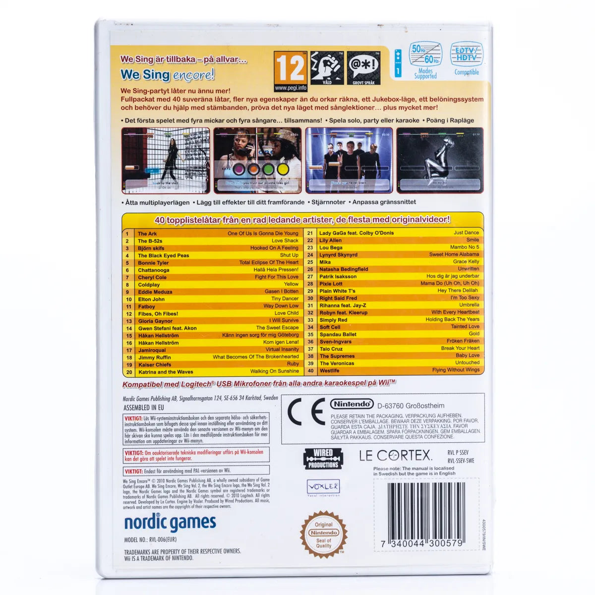 We Sing Encore - Wii Spill - Retrospillkongen