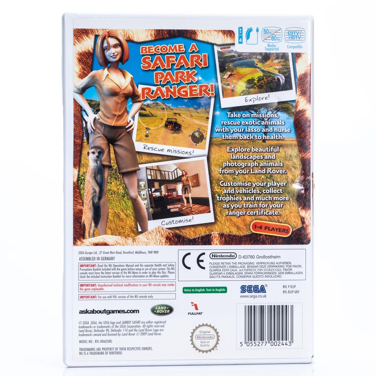 Jambo! Safari Ranger Adventure - Wii Spill - Retrospillkongen