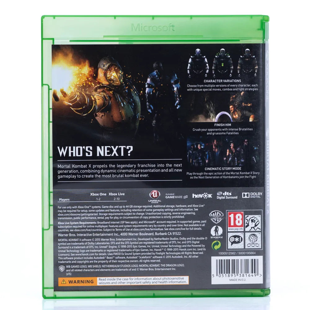 Mortal Kombat X - Xbox One spill