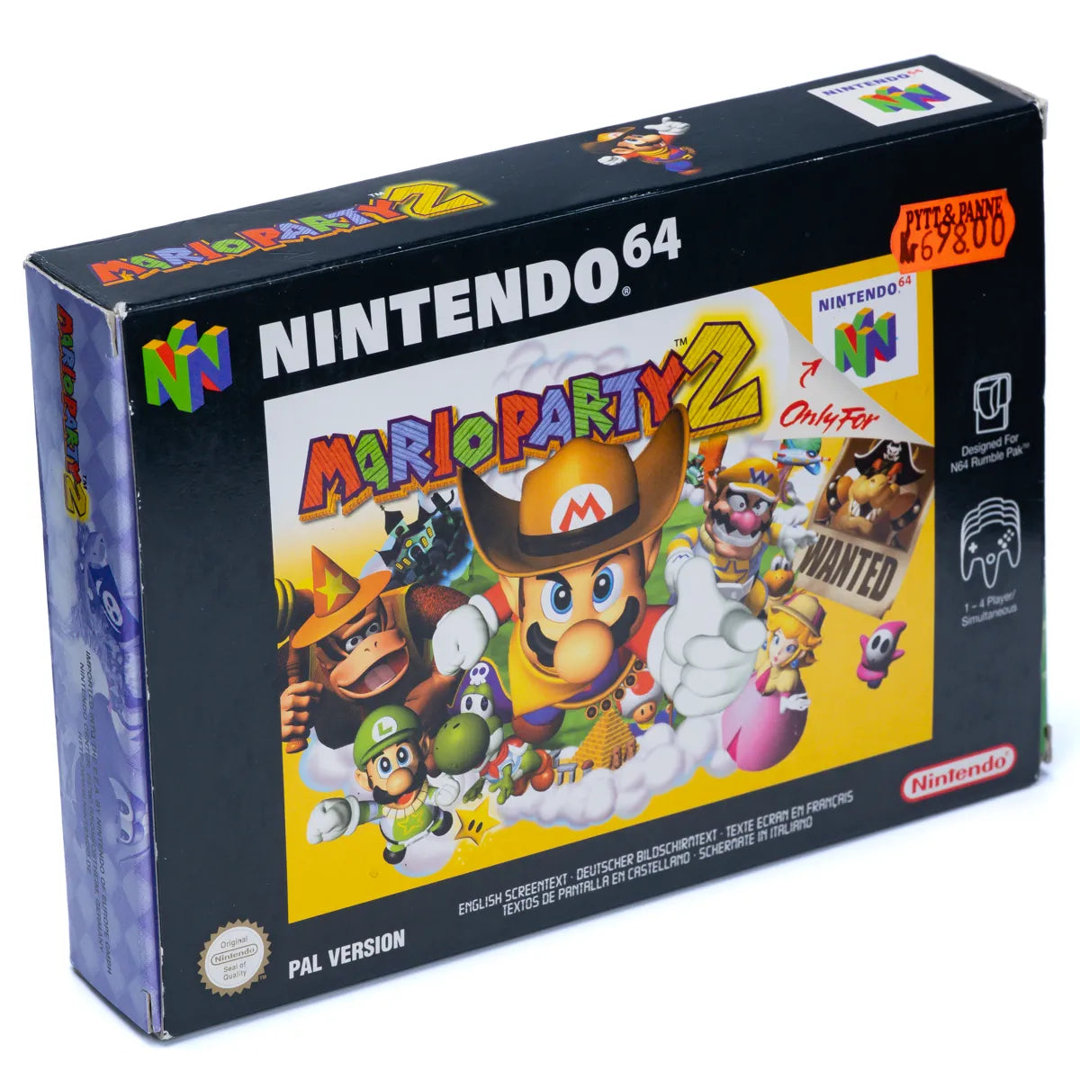 Mario Party 2 - N64 spill (I eske) - Retrospillkongen