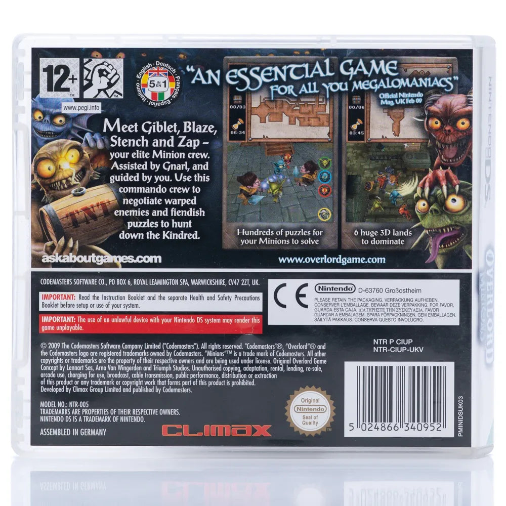 Overlord: Minions - Nintendo DS spill