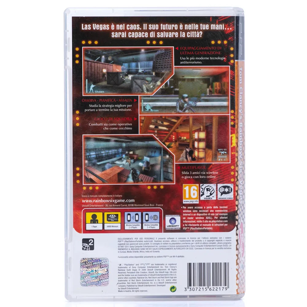 Tom Clancy's Rainbow Six: Vegas - PSP spill - Retrospillkongen