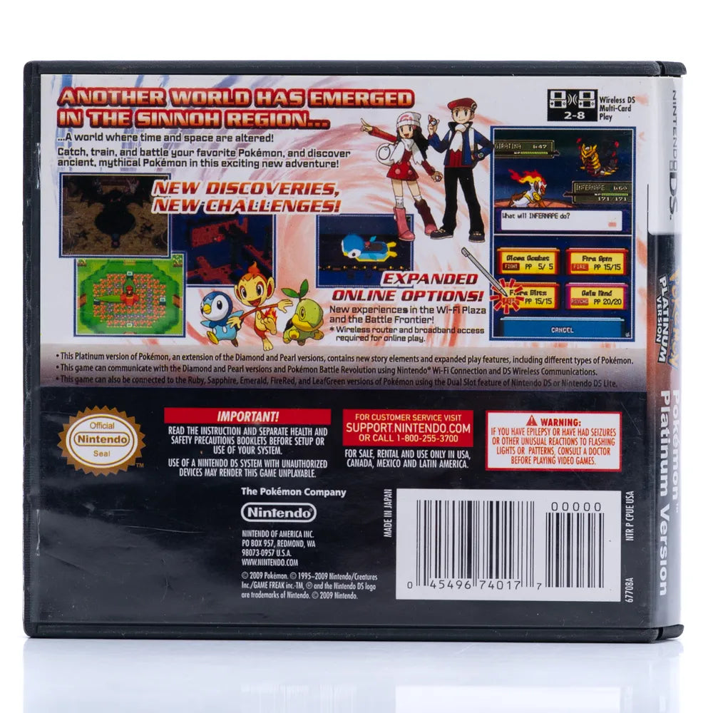 Pokémon Platinum Version - Nintendo DS spill (NTSC, regionfri)