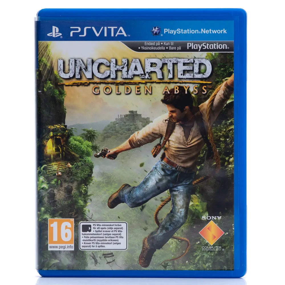 Uncharted: Golden Abyss - PS Vita spill - Retrospillkongen