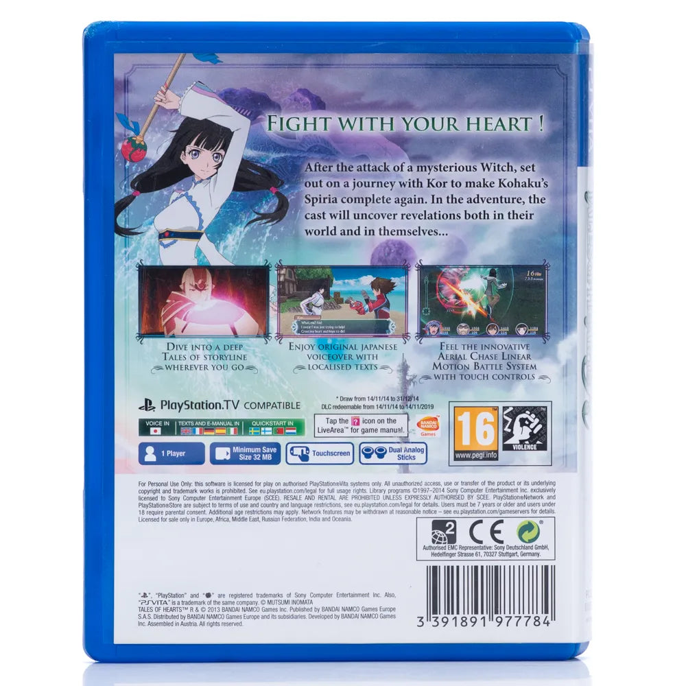Tales of Hearts R - PS Vita spill