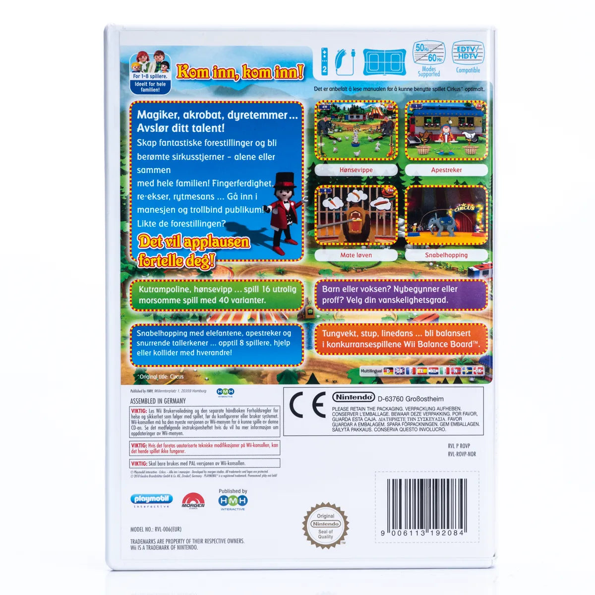 Playmobil Interactive Cirkus: Alle inn i manesjen - Wii Spill - Retrospillkongen