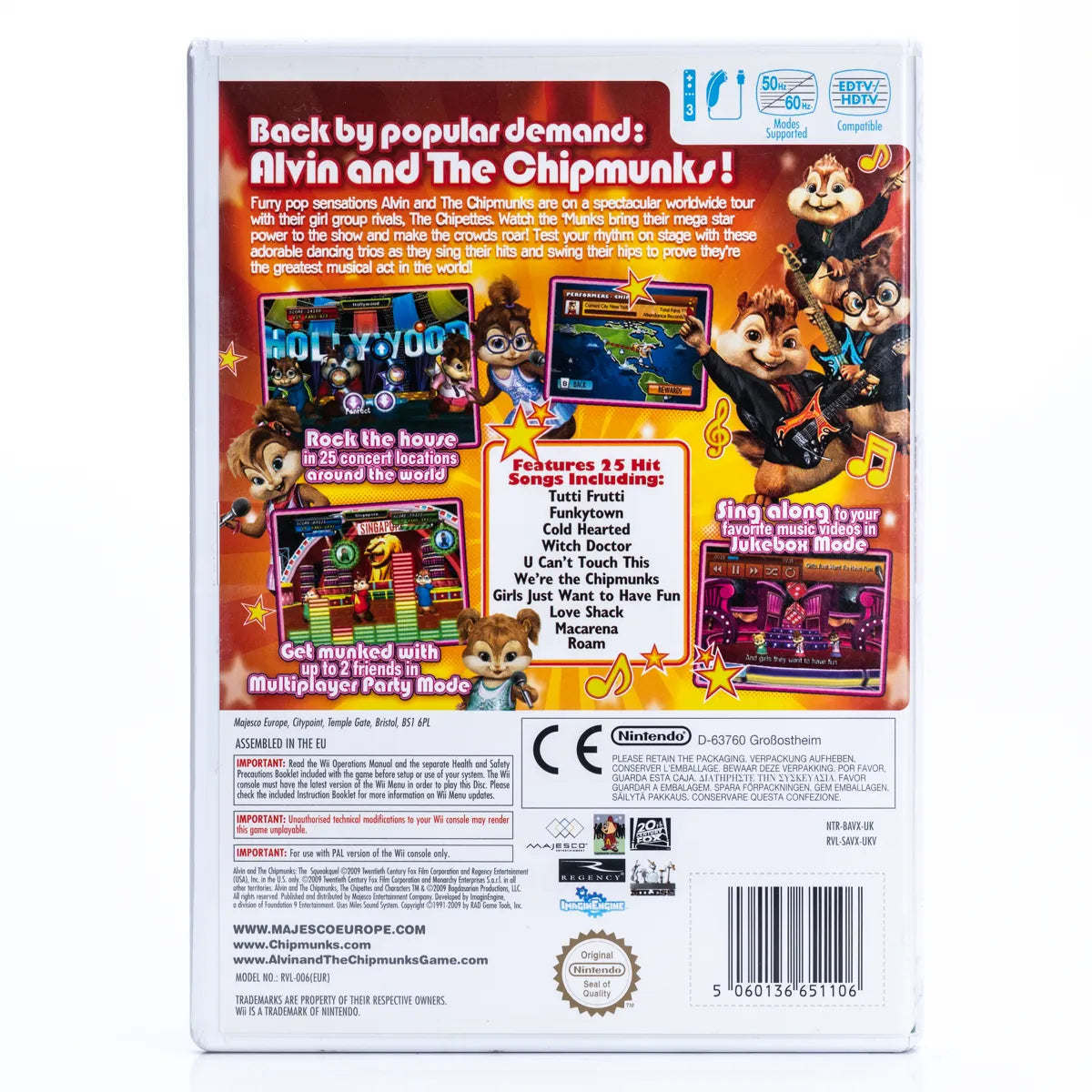 Alvin and the Chipmunks: The Squeakquel - Wii spill - Retrospillkongen