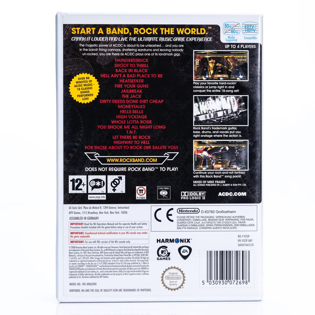 AC/DC Live Rock Band - Wii Spill - Retrospillkongen