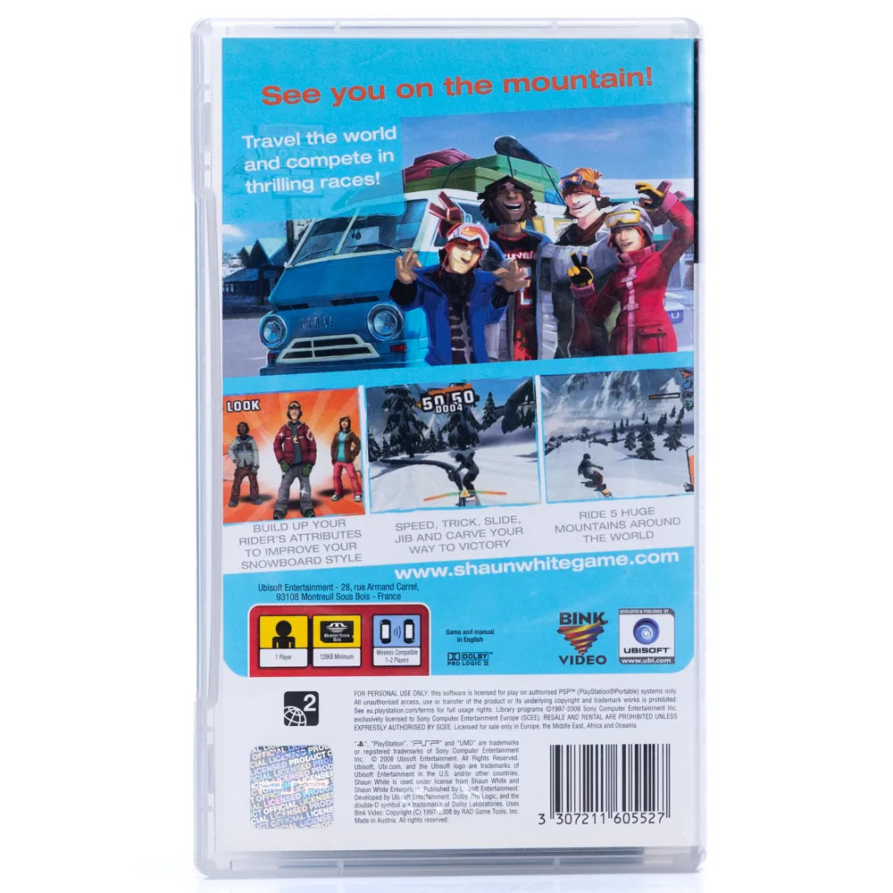 Shaun White Snowboarding - PSP spill - Retrospillkongen