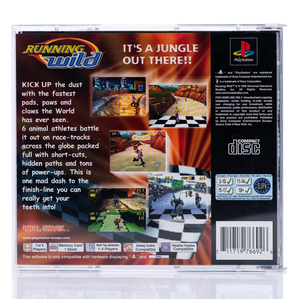 Running Wild - PS1 spill - Retrospillkongen