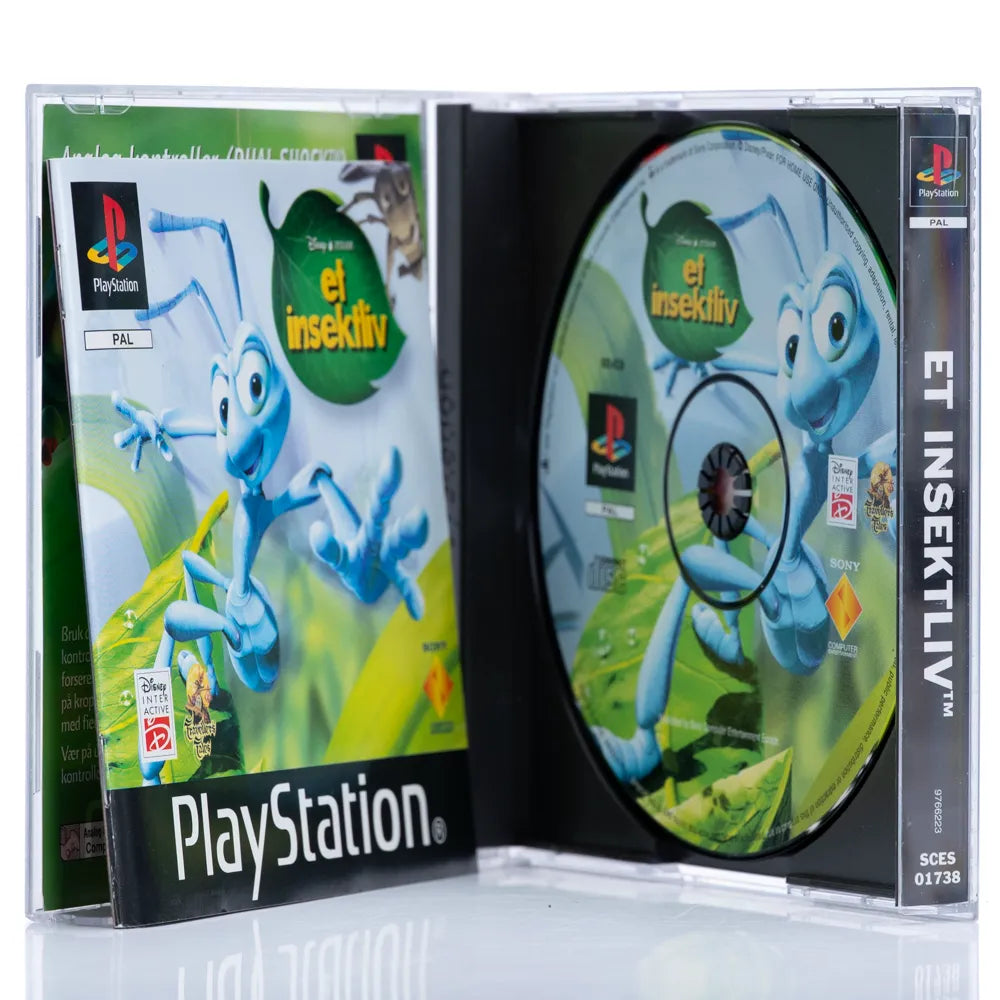 Disney • Pixar Små Kryp - PS1 spill - Retrospillkongen