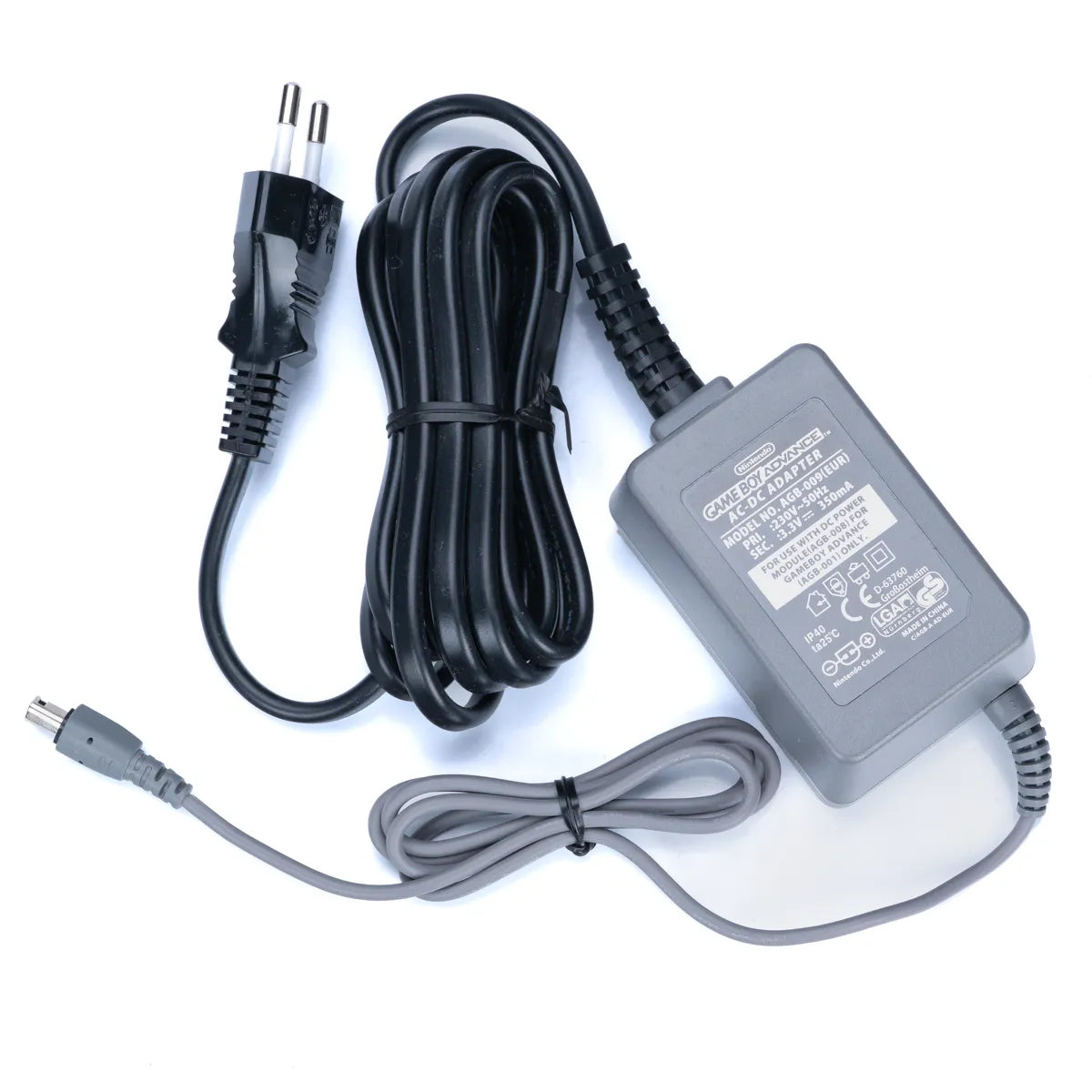 Original Game Boy Advance AC-DC Adapter Set (i eske) - Retrospillkongen
