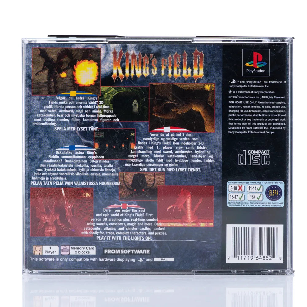 King's Field - PS1 spill - Retrospillkongen