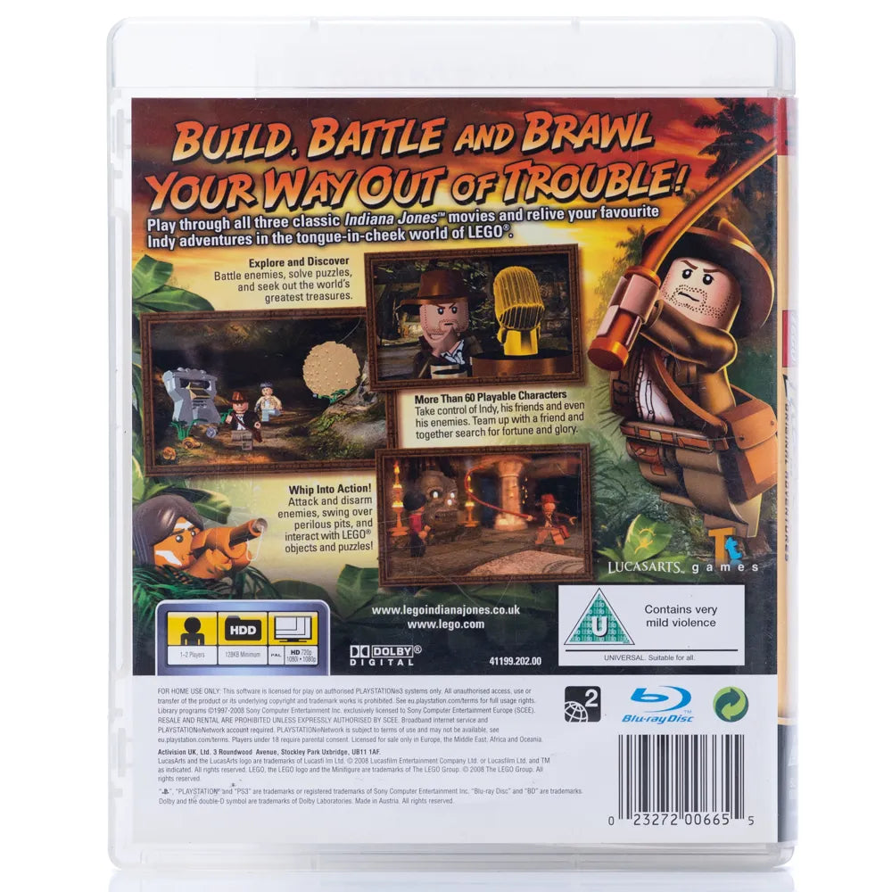 LEGO Indiana Jones The Original Adventures - PS3 spill - Retrospillkongen