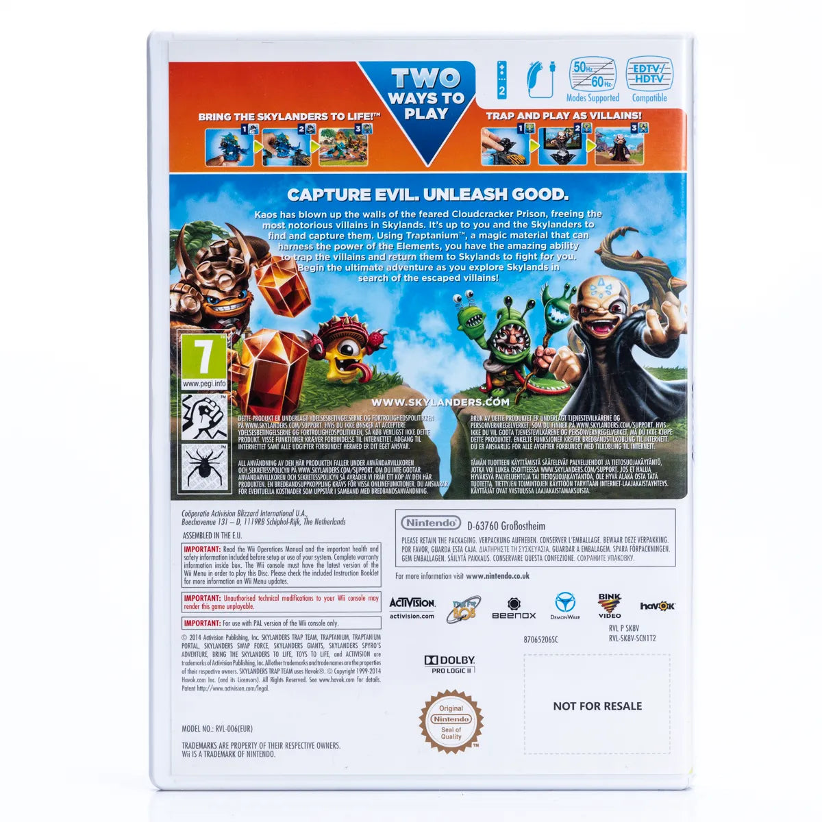 Skylanders: Trap Team - Wii Spill - Retrospillkongen