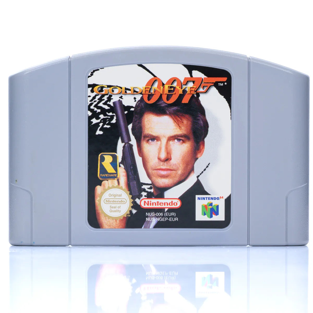 007 Golden Eye Players Choice Utgave - N64 spill (I eske) - Retrospillkongen