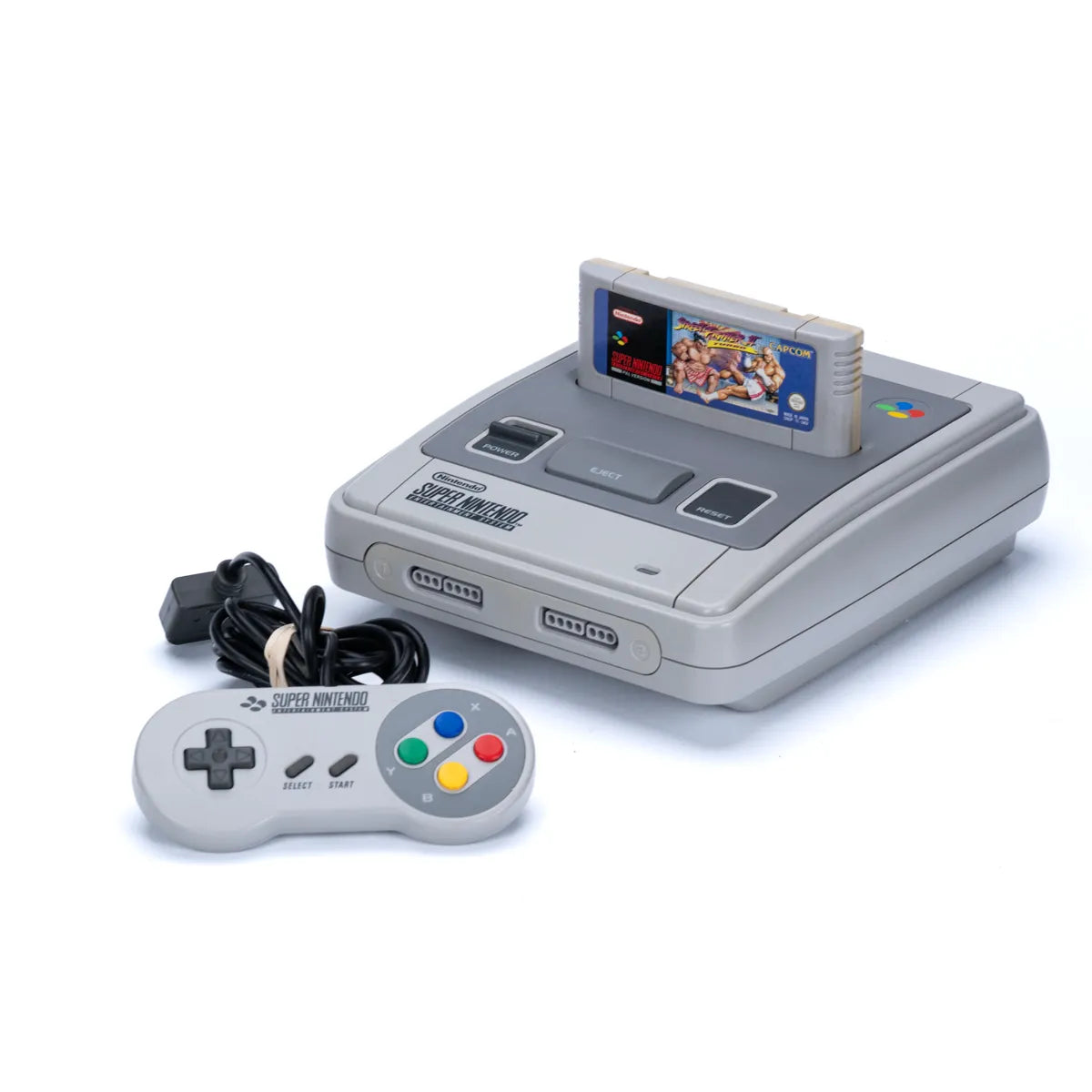 Nintendo Super Entertainment System med Street Fighter II Turbo - SNES (I eske) - Retrospillkongen