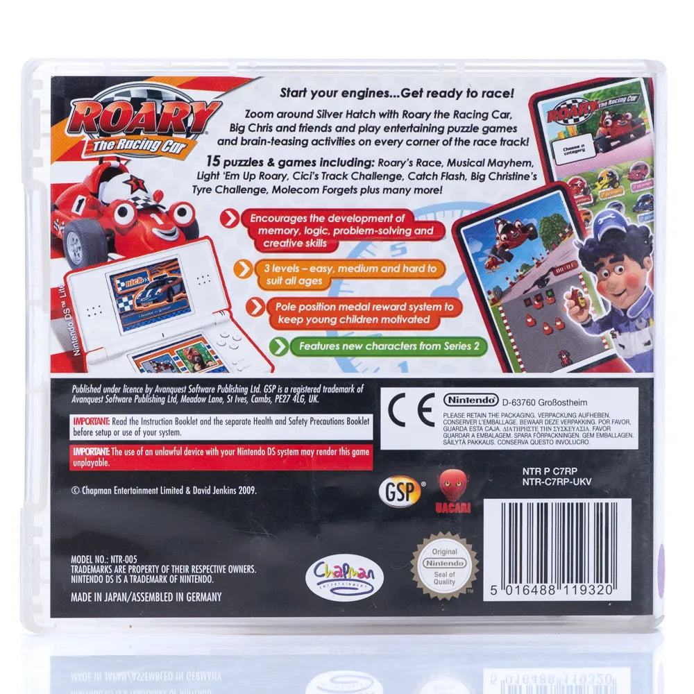 Roary the Racing Car - Nintendo DS spill - Retrospillkongen