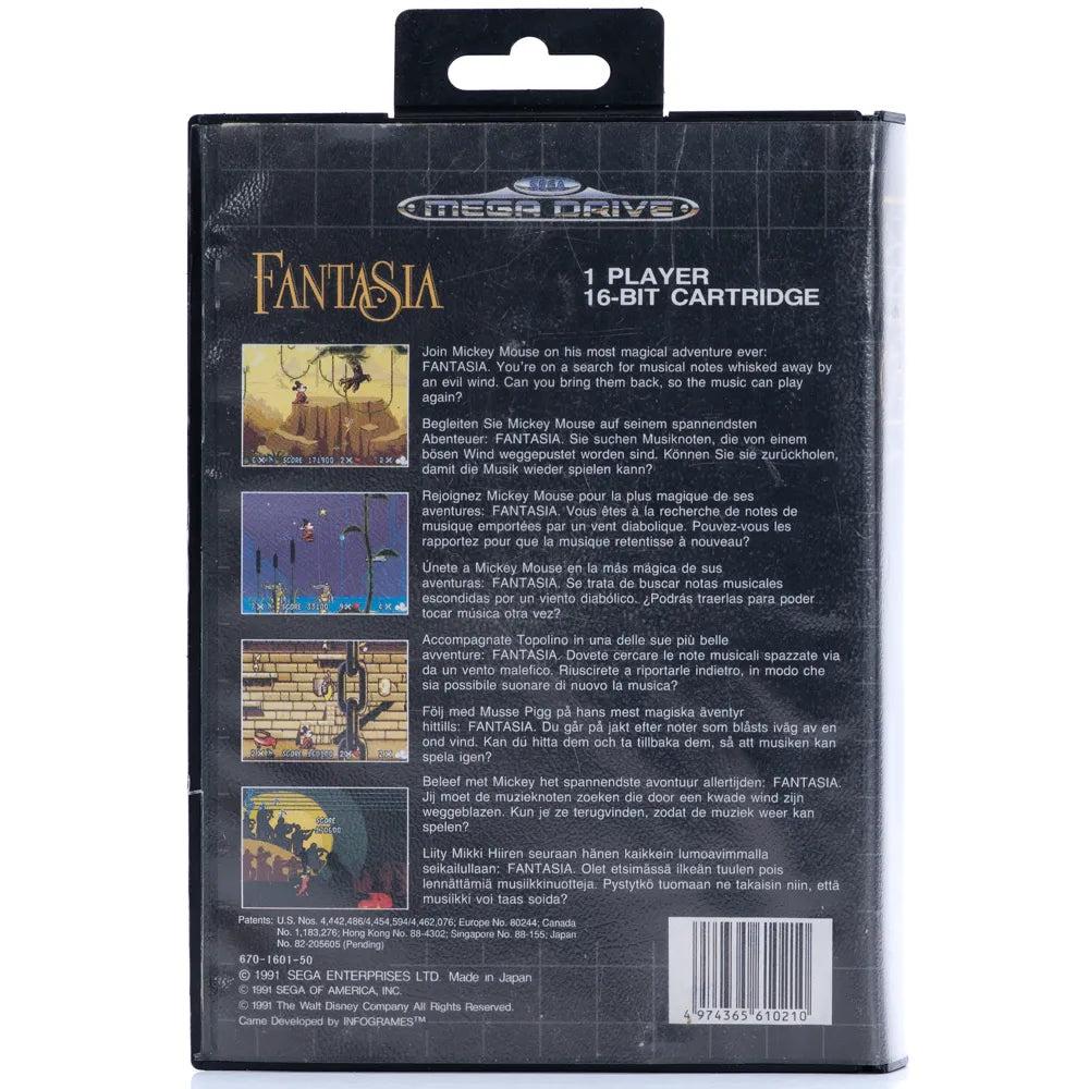 Fantasia - SEGA Mega Drive spill