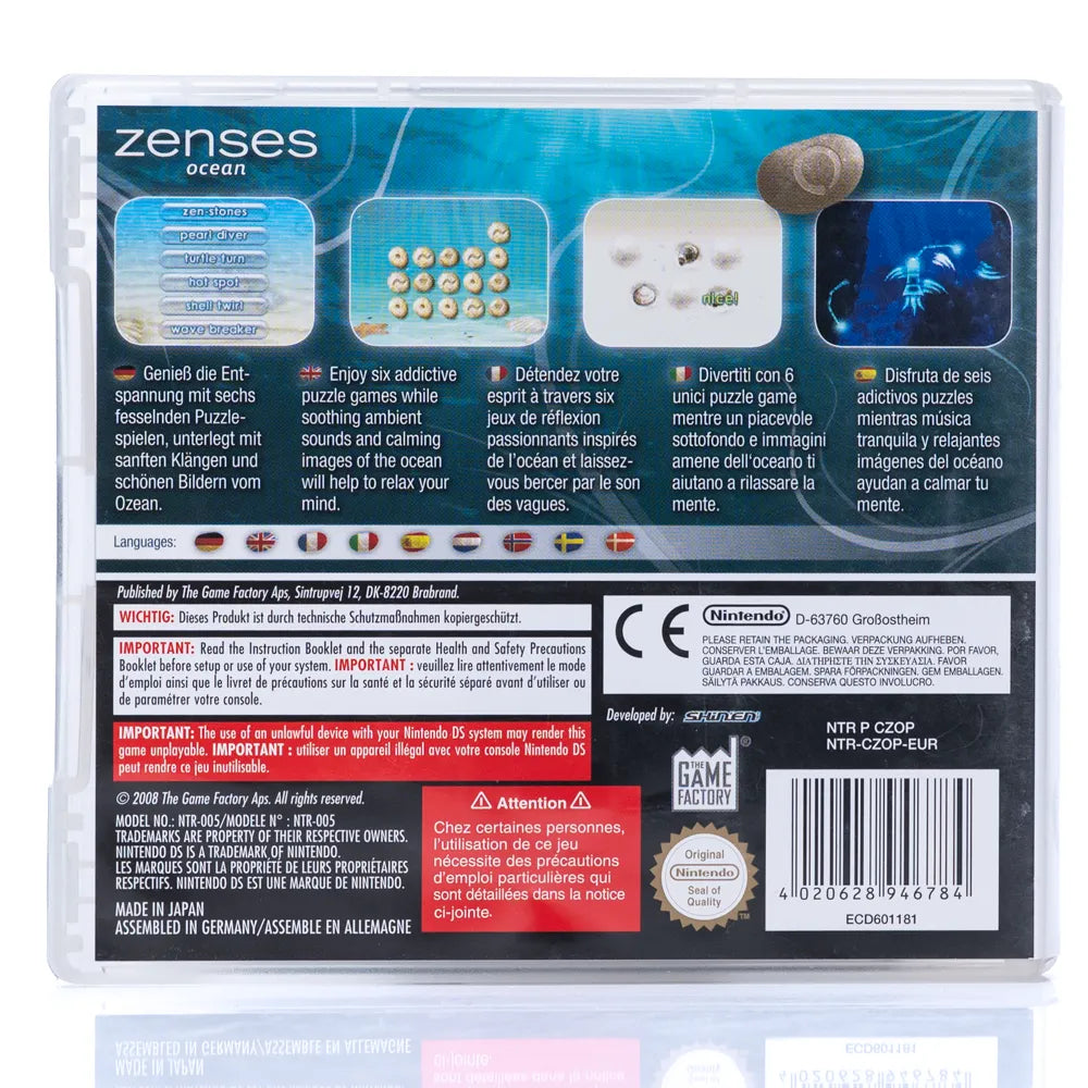 Zenses: Ocean - Nintendo DS spill - Retrospillkongen