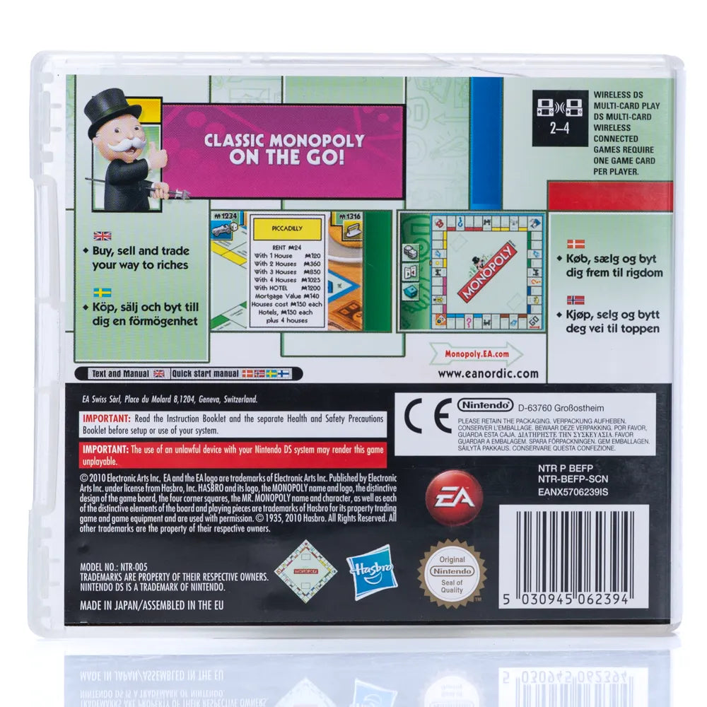 Monopoly - Nintendo DS spill - Retrospillkongen