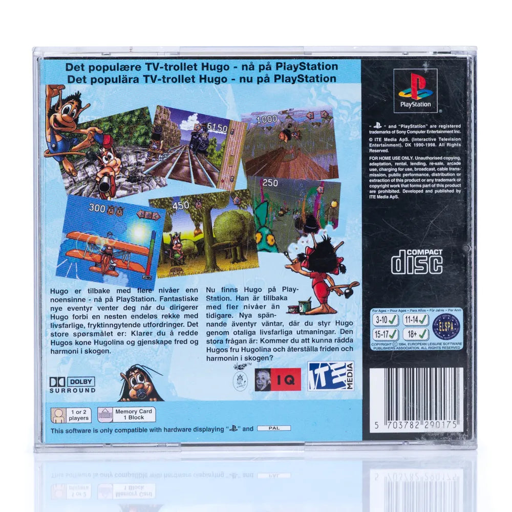 Hugo - PS1 spill - Retrospillkongen