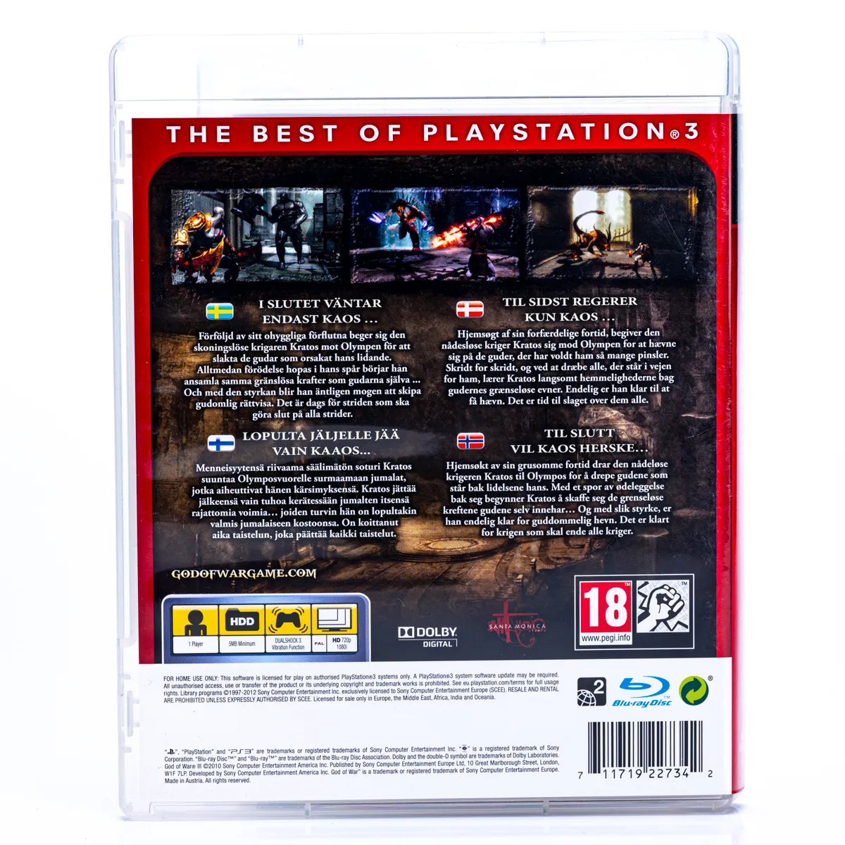 God of War III - PS3 spill - Retrospillkongen