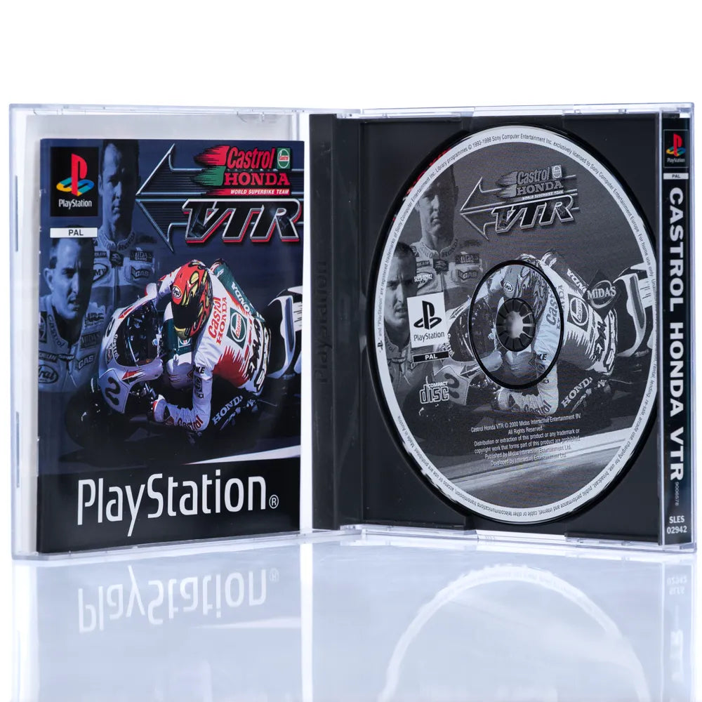 Castrol Honda VTR - PS1 spill - Retrospillkongen