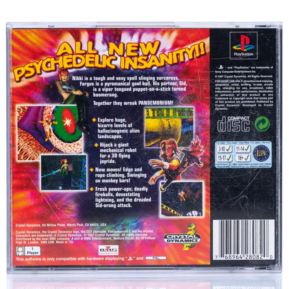 Pandemonium 2 - PS1 spill - Retrospillkongen