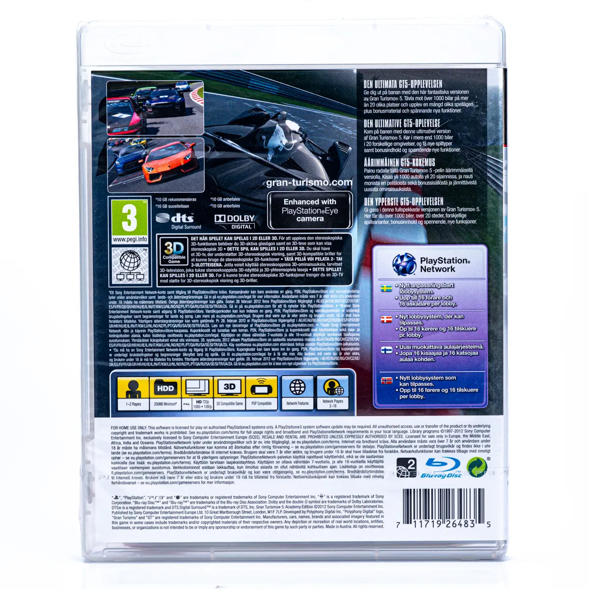 Gran Turismo 5: Academy Edition - PS3 spill (Forseglet) - Retrospillkongen
