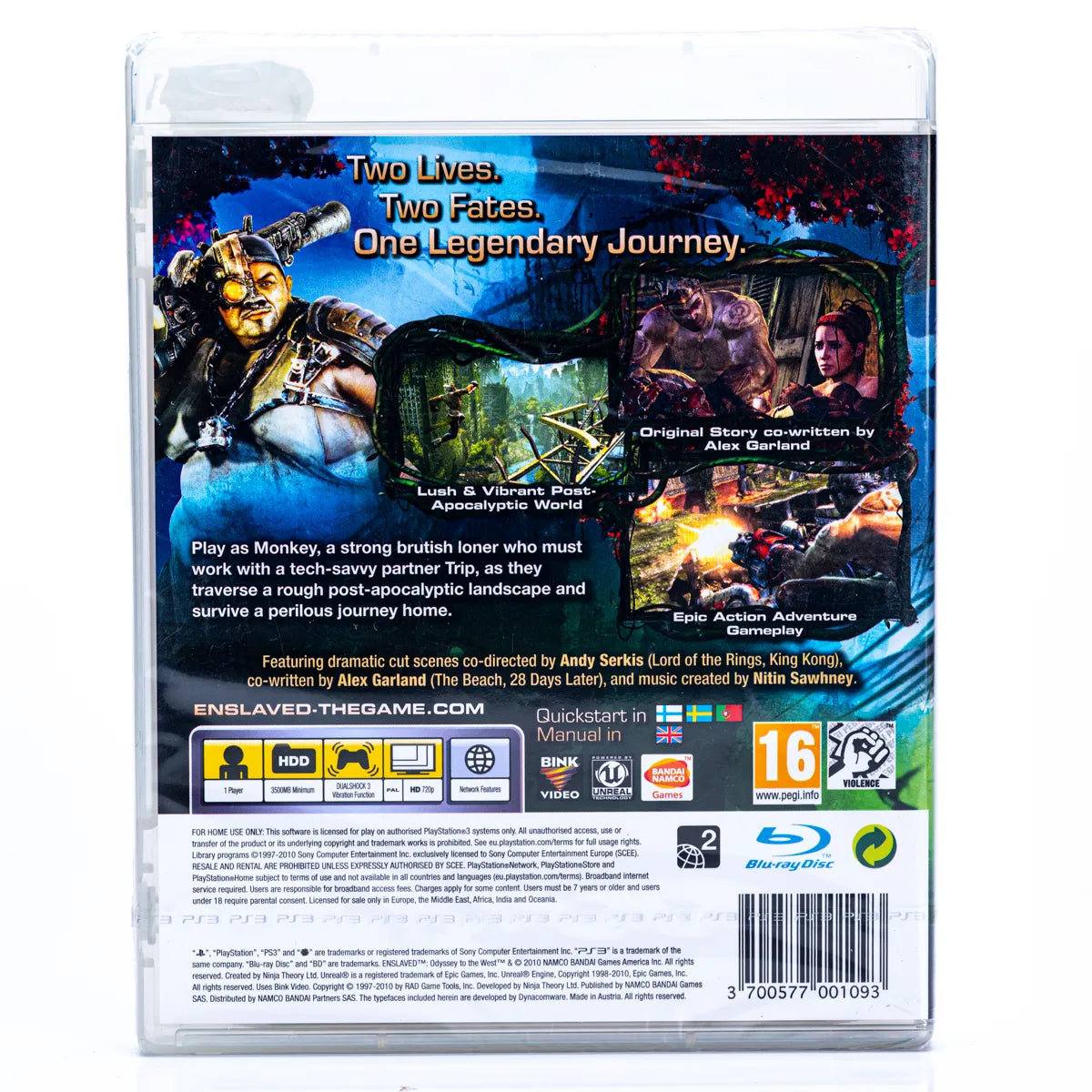 Enslaved: Odyssey to the West - PS3 spill (Forseglet) - Retrospillkongen