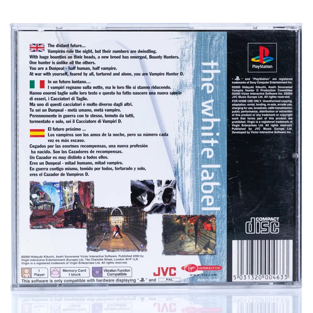 Vampire Hunter D - PS1 spill - Retrospillkongen