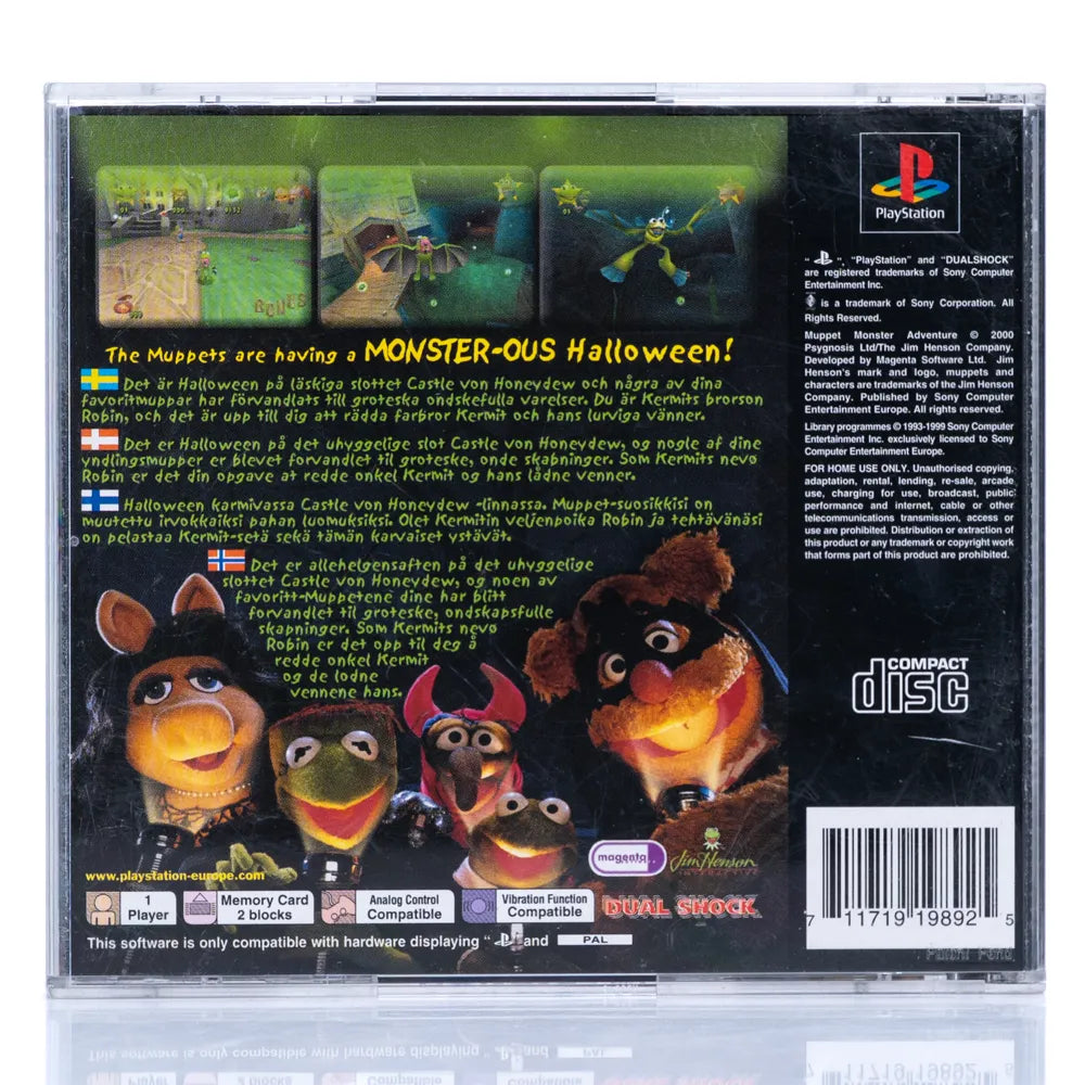 Muppet Monster Adventure - PS1 spill - Retrospillkongen