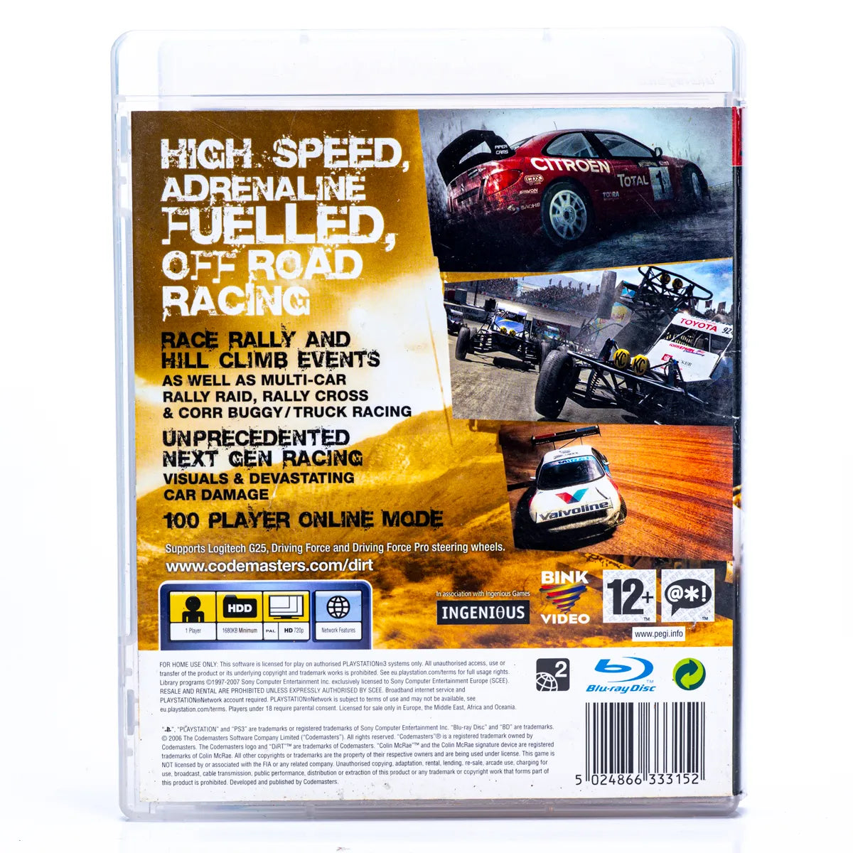 Colin McRae DiRT - PS3 spill - Retrospillkongen