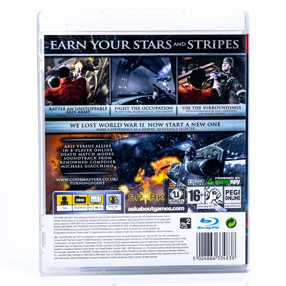 Turning Point: Fall of Liberty - PS3 spill - Retrospillkongen