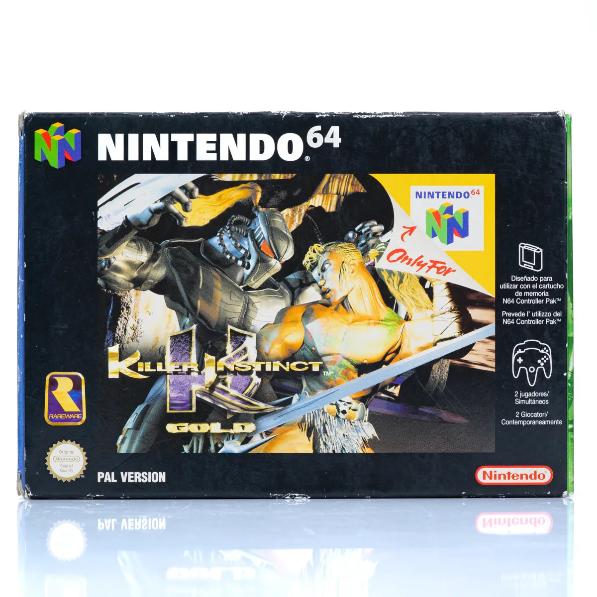 Killer Instinct Gold - N64 spill (I eske) - Retrospillkongen