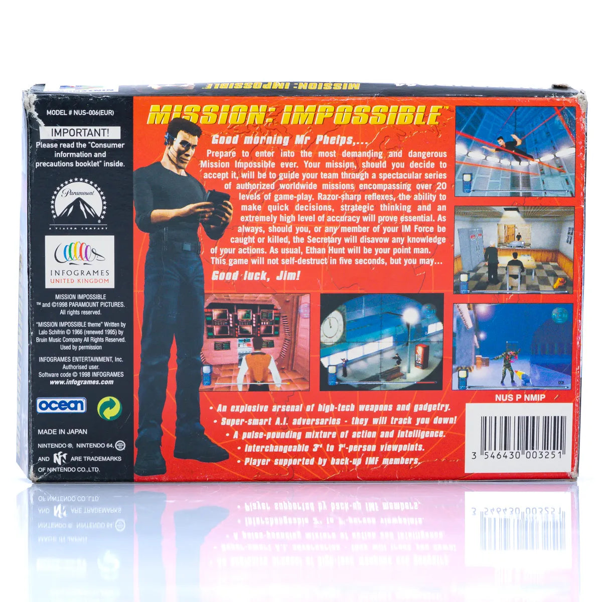 Mission: Impossible - N64 spill (I eske) - Retrospillkongen