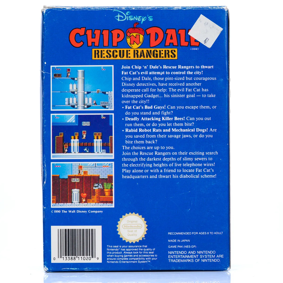 Disney's Chip 'n Dale: Rescue Rangers - NES spill (I Eske) - Retrospillkongen