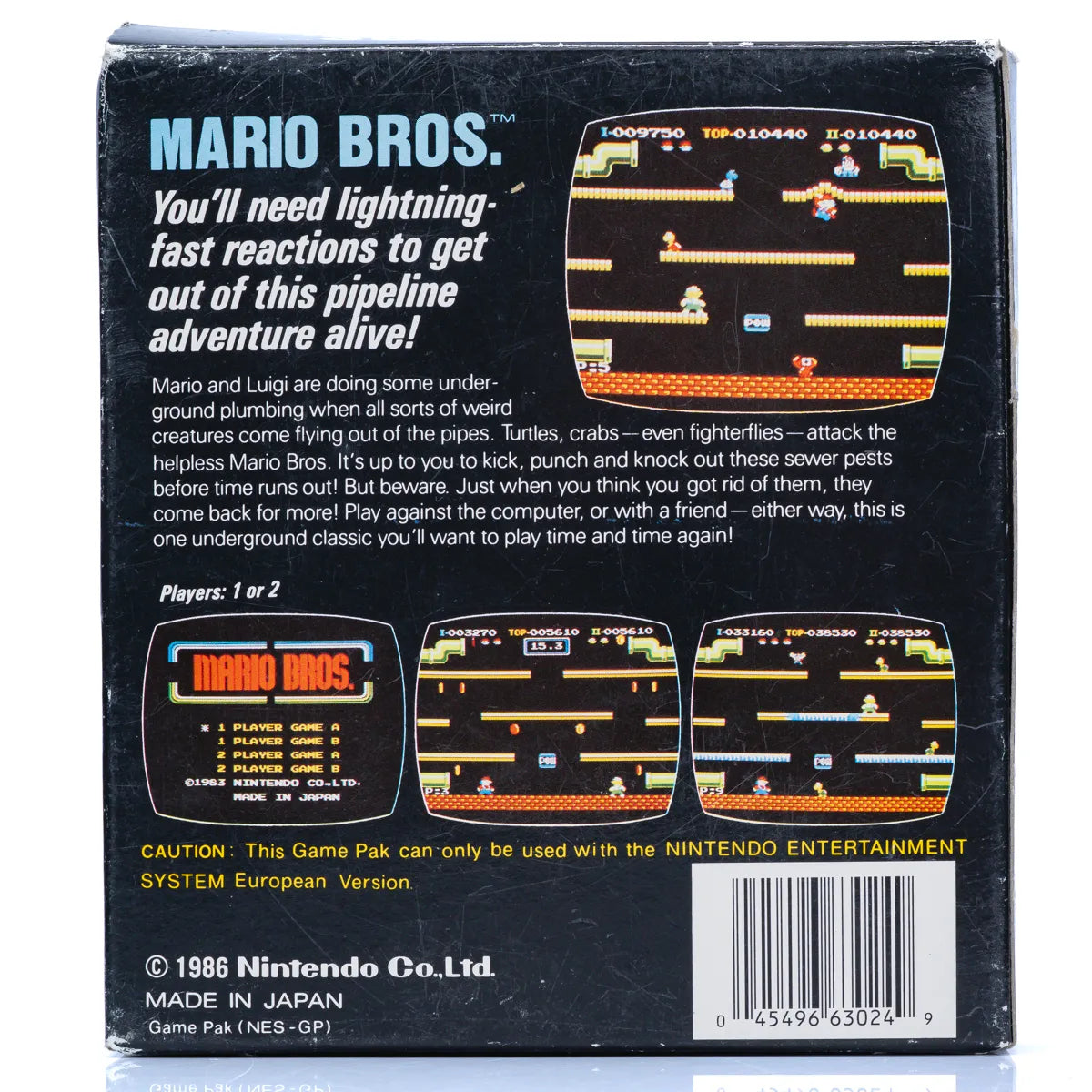 Mario Bros. - NES spill (I Eske) - Retrospillkongen