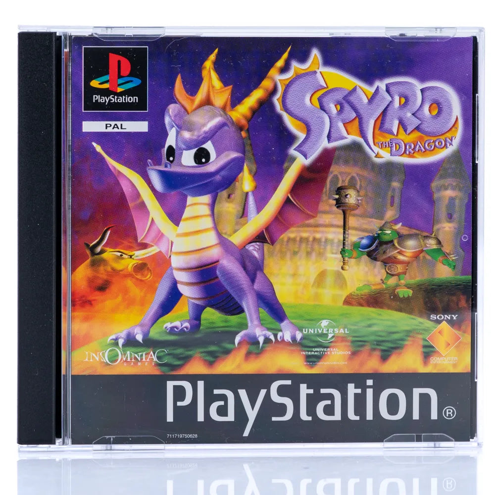 Spyro the Dragon - PS1 spill - Retrospillkongen