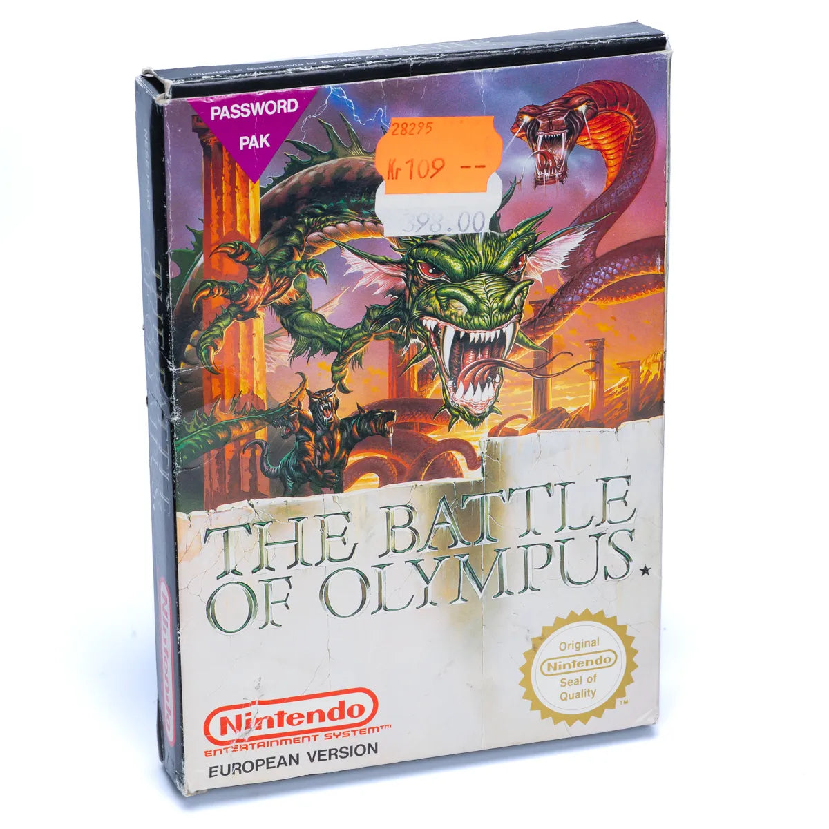 The Battle of Olympus - NES spill (I Eske) - Retrospillkongen