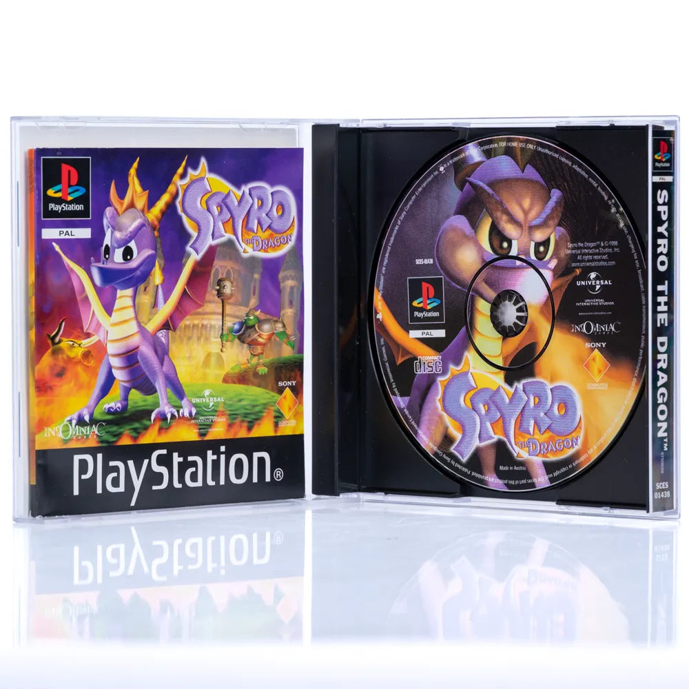 Spyro the Dragon - PS1 spill - Retrospillkongen