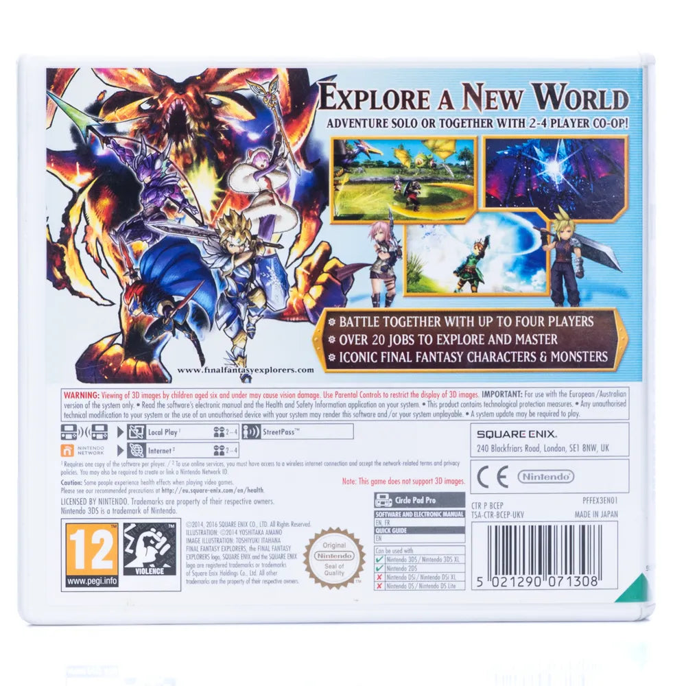 Final Fantasy Explorers - Nintendo 3DS Spill - Retrospillkongen