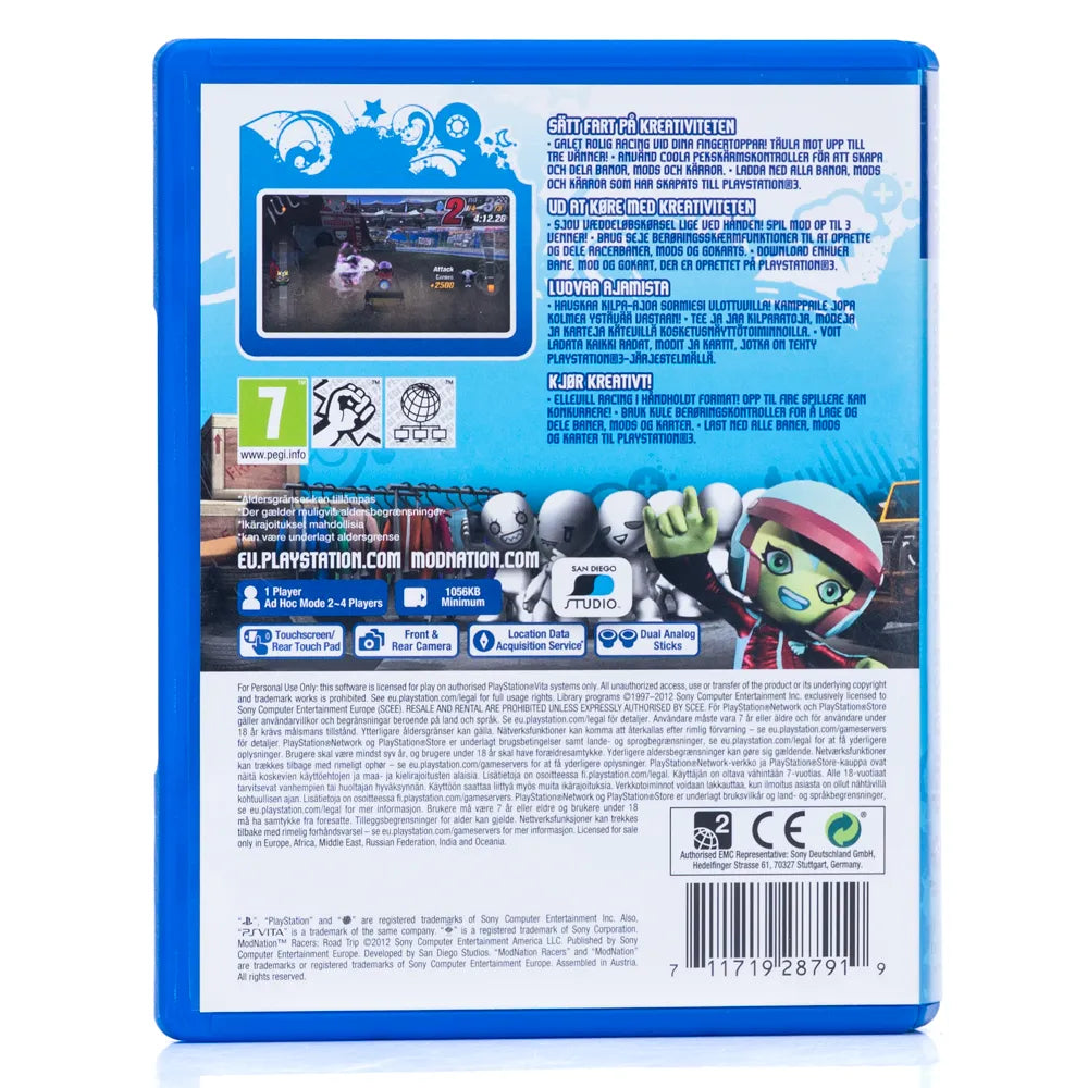 ModNation Racers: Road Trip - PS Vita spill - Retrospillkongen