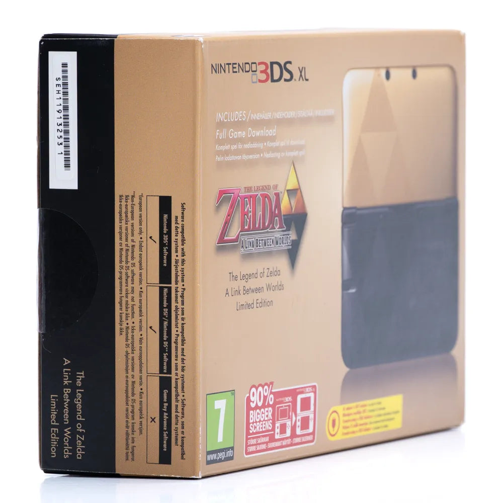 Nintendo 3DS XL Limited Edition The Legend Of Zelda A Link Between Worlds Konsoll i Eske