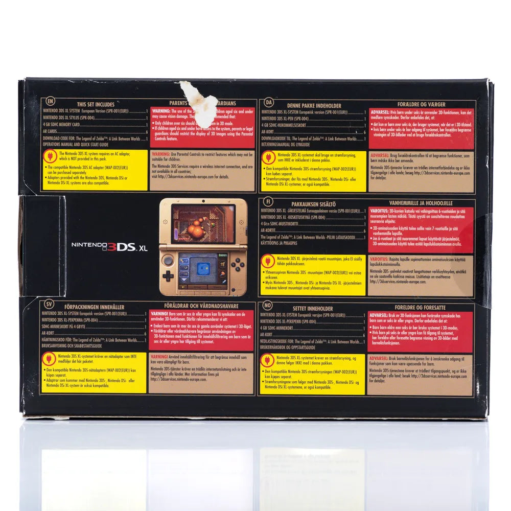 Nintendo 3DS XL Limited Edition The Legend Of Zelda A Link Between Worlds Konsoll i Eske