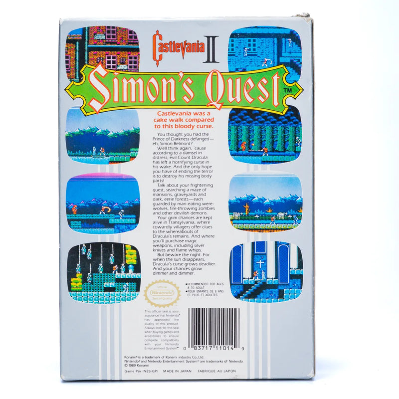 Castlevania II: Simon's Quest - NES spill (I eske)