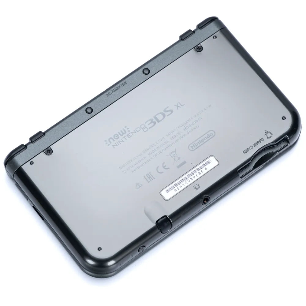 New Nintendo 3DS XL Svart Konsoll m/Strømadapter - Retrospillkongen